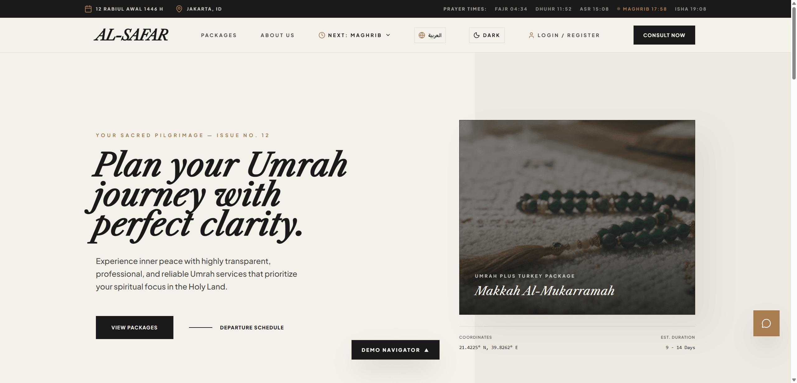 Travel Umroh Website preview 1