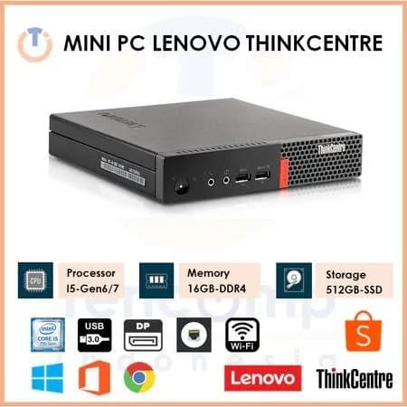 [ Like New ] Mini PC Lenovo Core i5 Gen 6/7 | 8GB | SSD 512GB