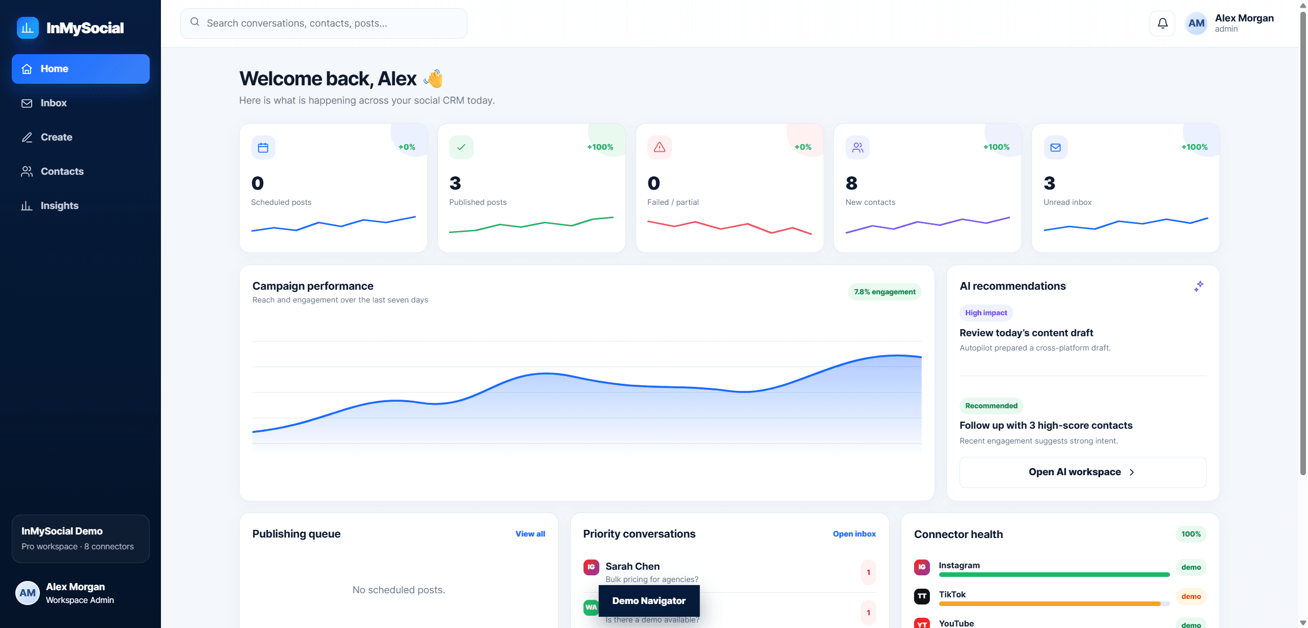 InMySocial preview 1